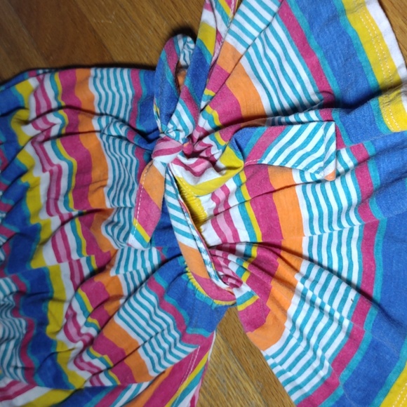 Girls size large 14/16 striped one should belted shirt - Picture 4 of 6